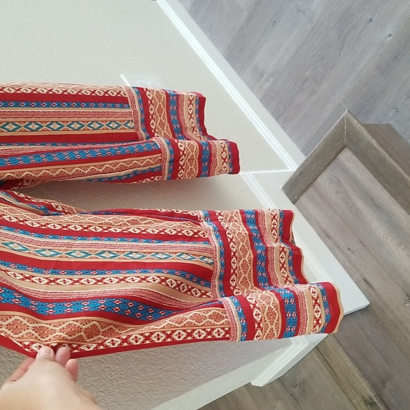 MIGU Bohemia shoulder strap summer wide leg Jumpsuit with pockets - Picture 4 of 5